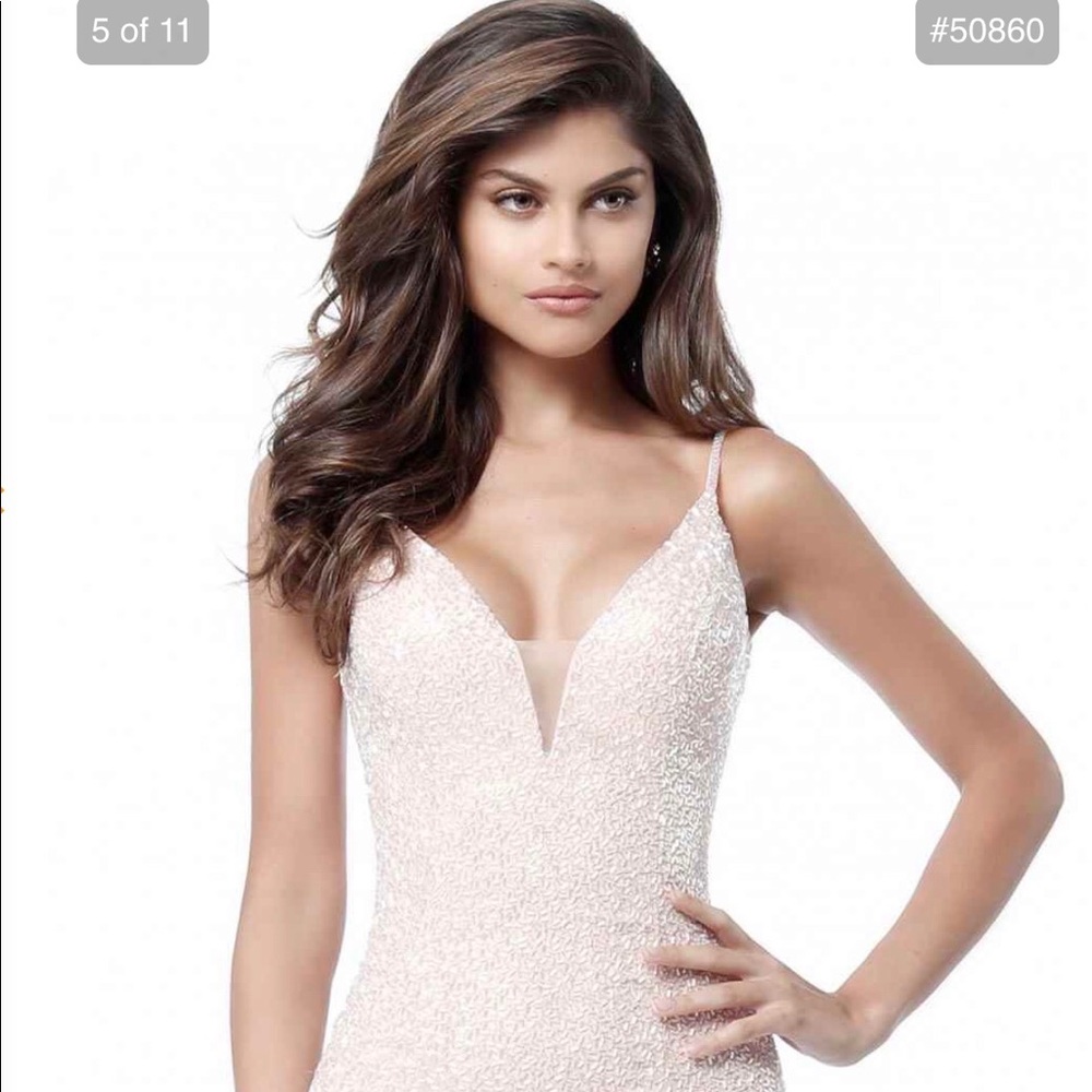 Sherri Hill 50860 Blush Prom Dress